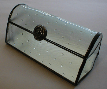 jewelry box with dot glass
