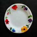 floral plates
