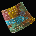 silkscreen plates and fused